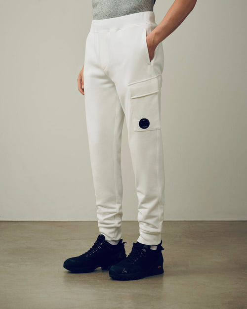 PANTALON DE SURVÊTEMENT CARGO - BLANC