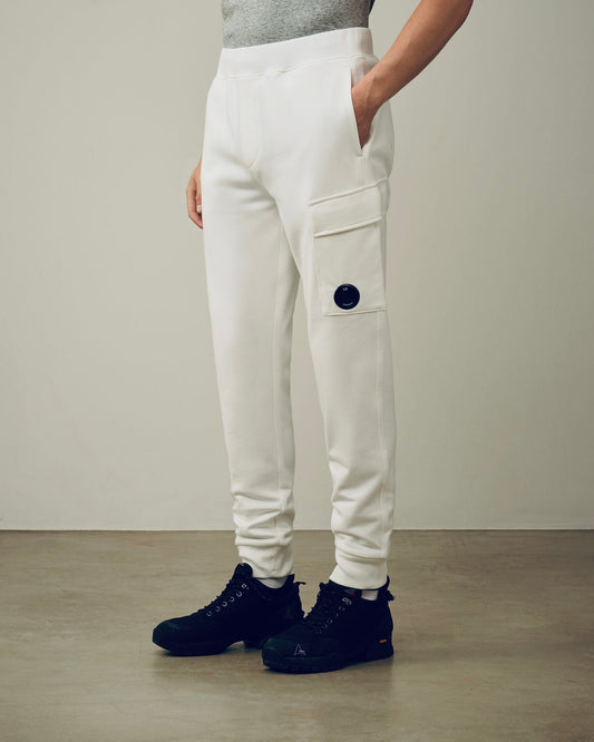 PANTALON DE SURVÊTEMENT CARGO - BLANC