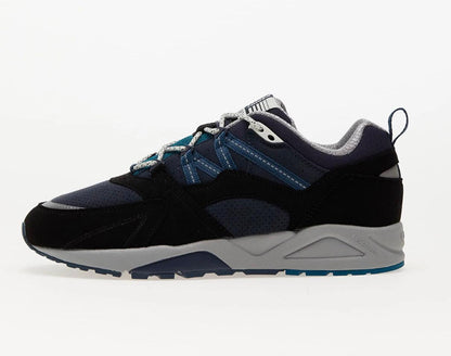 Sneakers Homme FULCRUM – Baskets Techniques Noires et Bleues pour Style Urbain et Confort